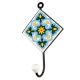 Turquoise Ceramic Tile Hook Online